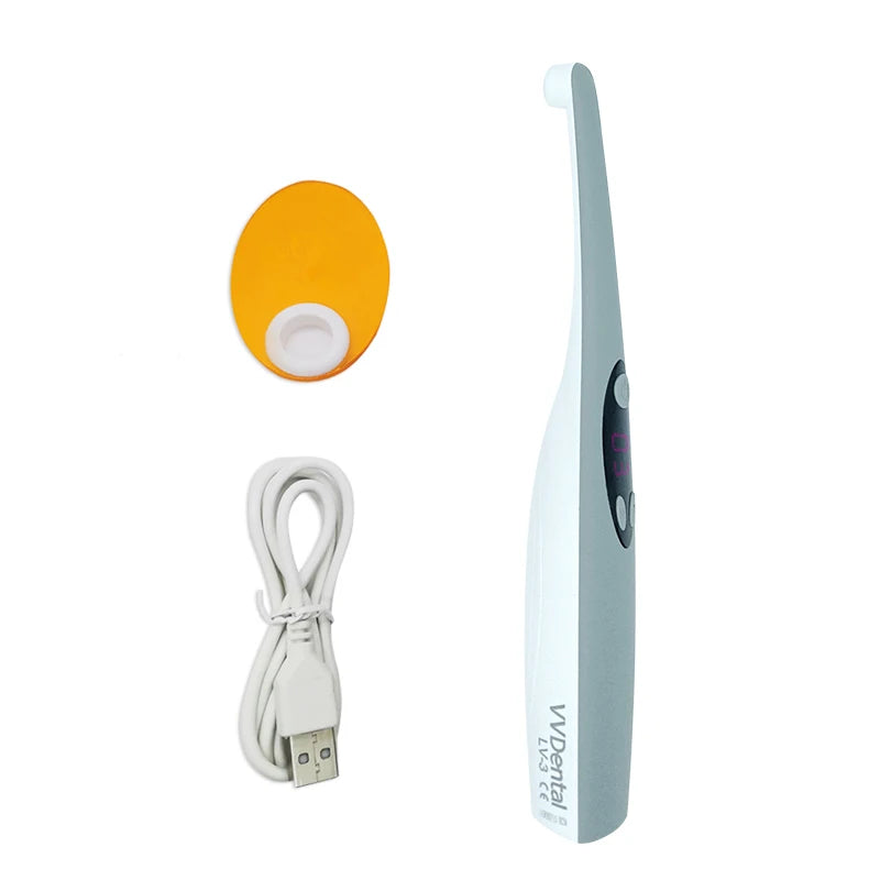 VV Dental LED Curing Light Wireless Photopolymerizer 3S Curing Lamp Head Resin Cure 2 Modes 1800-2200mw/cm² Dentistry Equipment