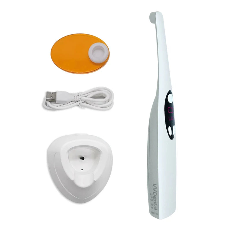 VV Dental LED Curing Light Wireless Photopolymerizer 3S Curing Lamp Head Resin Cure 2 Modes 1800-2200mw/cm² Dentistry Equipment