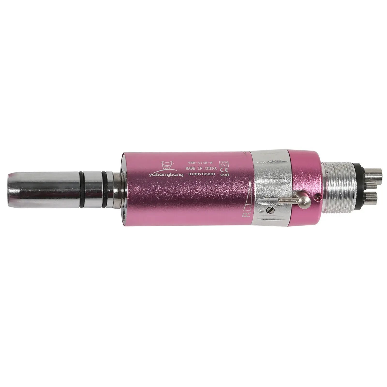 Dental High & Low Speed Handpiece kit Straight Contra Angle Single Water Spary Air Turbine 4 Hole FIT NSK Pana Max Pink Color