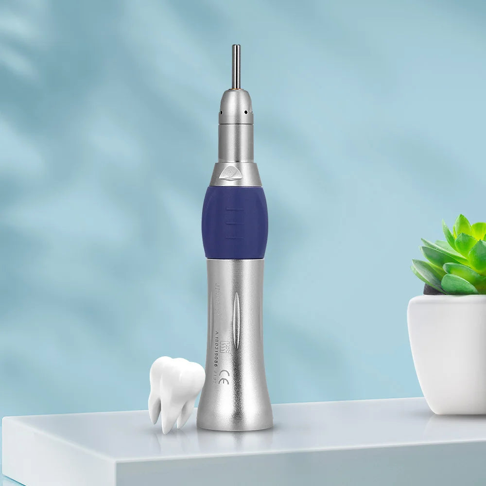 AZDENT Dental Low Speed Handpiece Contra Angle Latch Type fit E-type Air Motors Dentistrty Tool Instrument
