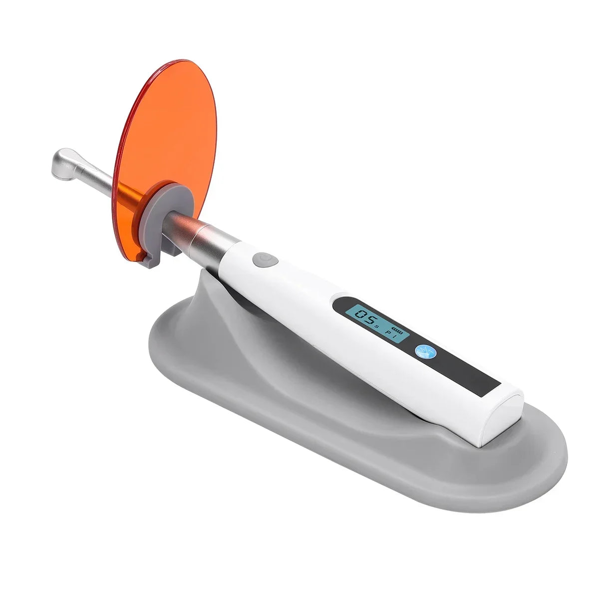 ELIJAH Dental Curing LED Lamp Wireless 1 Second Cure Light 800-1400mw/cm² Dentistry Equipment Metal Head 360° Rotating Lab Tools