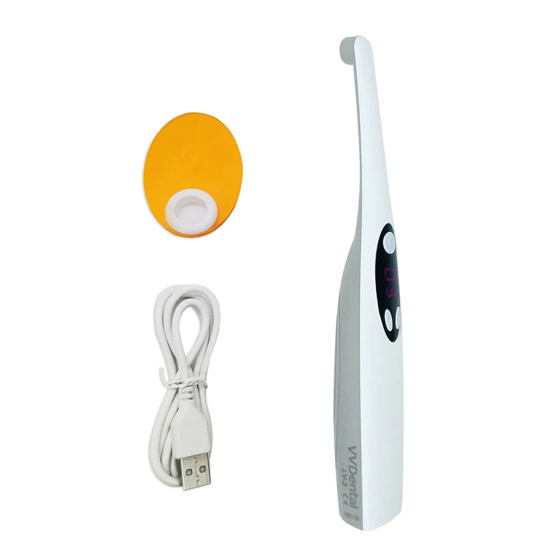 VV Dental LED Curing Light Wireless Photopolymerizer 3S Curing Lamp Head Resin Cure 2 Modes 1800-2200mw/cm² Dentistry Equipment