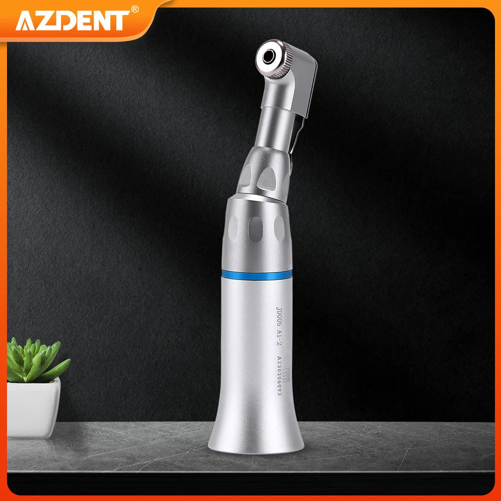 AZDENT Dental Low Speed Handpiece Contra Angle Latch Type fit E-type Air Motors Dentistrty Tool Instrument
