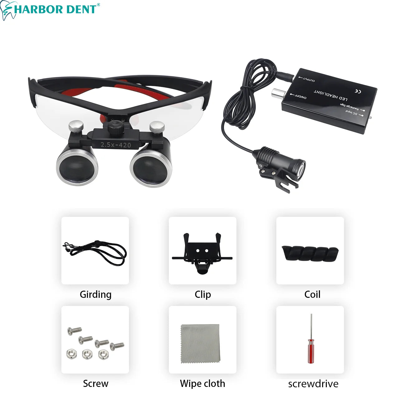 Lupa Odontológica com LED Fhuzer Vision