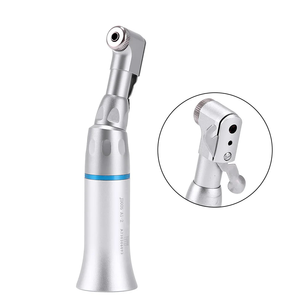 AZDENT Dental Low Speed Handpiece Contra Angle Latch Type fit E-type Air Motors Dentistrty Tool Instrument