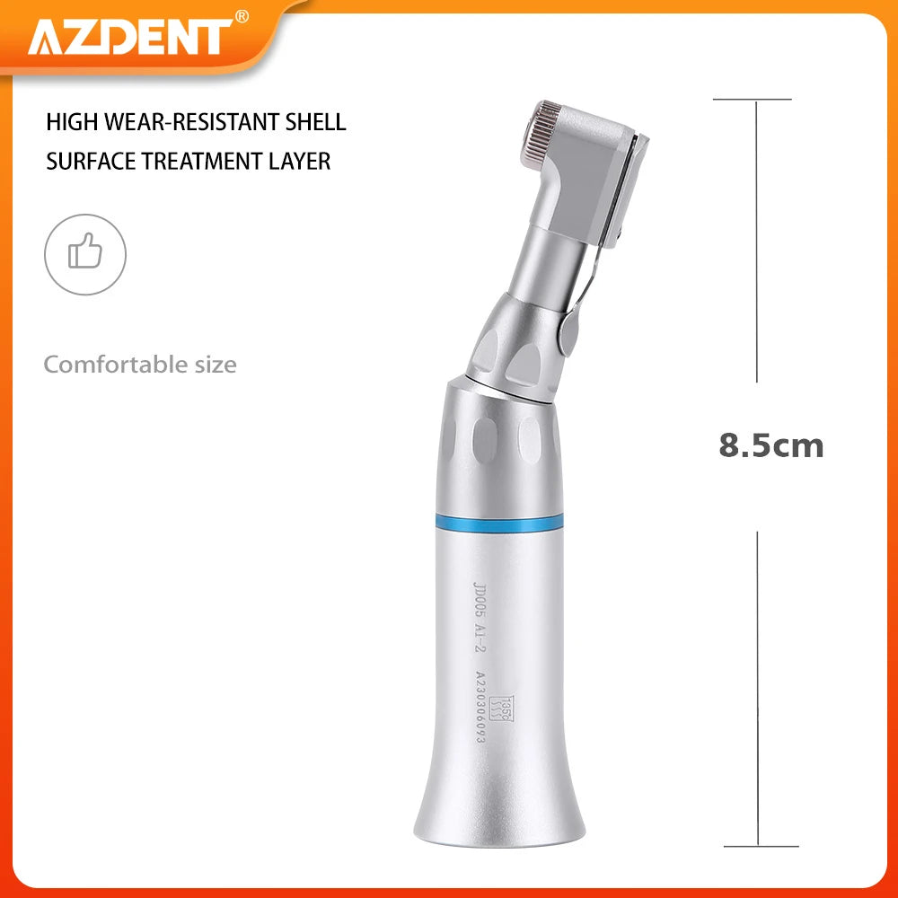 AZDENT Dental Low Speed Handpiece Contra Angle Latch Type fit E-type Air Motors Dentistrty Tool Instrument