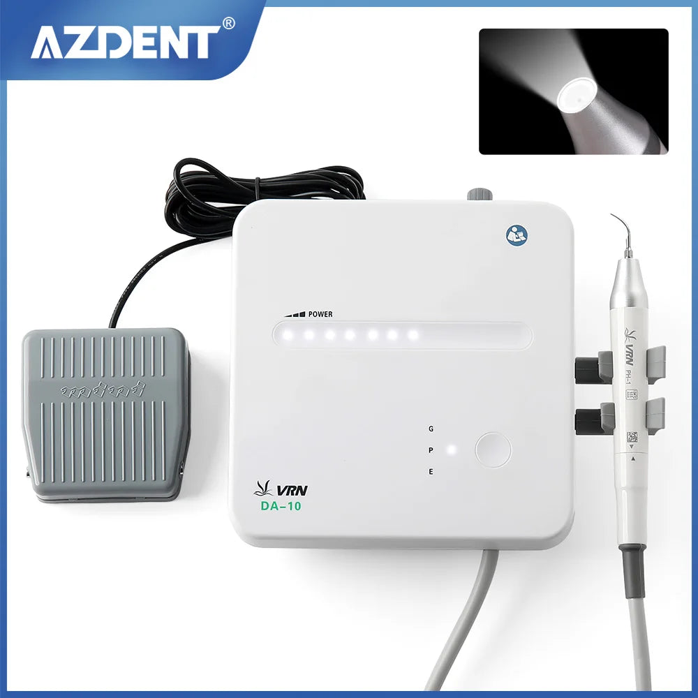 AZDENT Dental Ultrasonic Scaler With LED Light Handpiece Oral Cleaning Dentist Clinic Scaler Dentistry Teeth Washing Tool